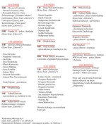 Program festiwalu w Sokołowsku